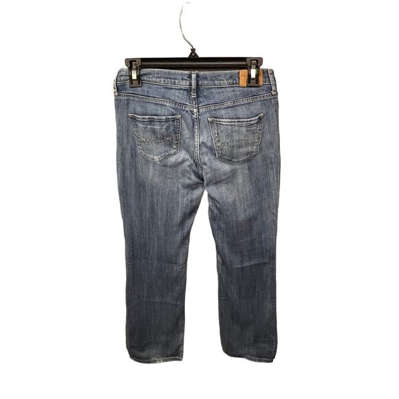 Abercrombie Fitch Jeans Womens size 4S Emma Stretch Medium wash Denim Blue - Picture 2 of 9